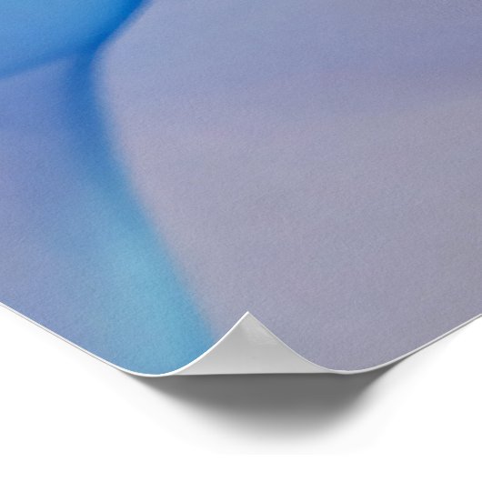 Abstracte Pastel Stof Stroom Poster (Hoek)