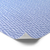 Abstracte pastel stofstroom met zachte rondingen poster (Hoek)