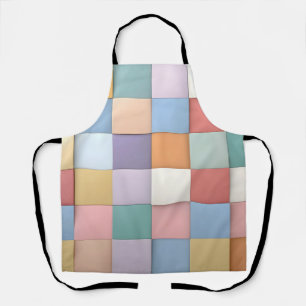 Abstracte pastel Tegel wandpatroon Schort