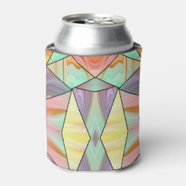 Abstracte Pastel Vloeibare Marmer Geometrische Vor Blikjeskoeler
