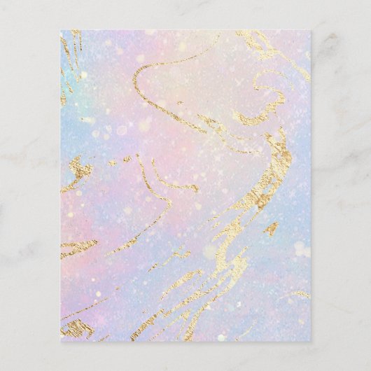 abstracte pastelachtergrond flyer (Achterkant)