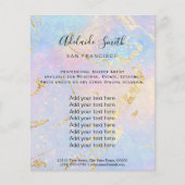 abstracte pastelachtergrond flyer (Voorkant)