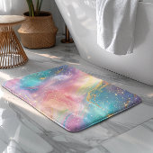 Abstracte pastelglitter naadloos patroon badmat