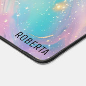 Abstracte pastelglitter naadloos patroon bureaumat (Hoek)