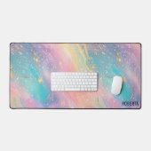 Abstracte pastelglitter naadloos patroon bureaumat (Keyboard & Muis)
