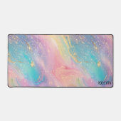 Abstracte pastelglitter naadloos patroon bureaumat (Voorkant)