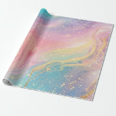 Abstracte pastelglitter naadloos patroon cadeaupapier (Uitgerold)