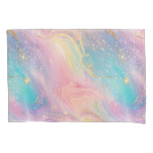 Abstracte pastelglitter naadloos patroon kussensloop (Voorkant)