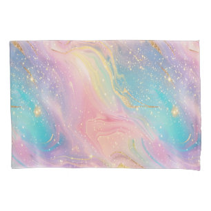 Abstracte pastelglitter naadloos patroon kussensloop