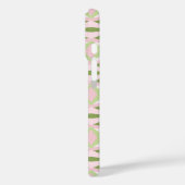 Abstracte pastelgroene en roze geometrische patroo Case-Mate iPhone case (Achterkant / Links)