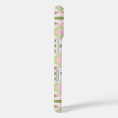 Abstracte pastelgroene en roze geometrische patroo Case-Mate iPhone case (Achterkant / Rechts)