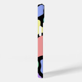 Abstracte pastelkleur telefoonhoes (zwart) Case-Mate iPhone case (Achterkant / Rechts)
