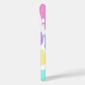 Abstracte pastelkleur telefoonhoesje (wit) Case-Mate iPhone case (Achterkant / Links)