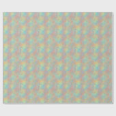 Abstracte Pastelkleurige Aquarel Kunst Cadeaupapier (Vlak)