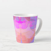 Abstracte pastellaagjes klein latte mok (Rechterhoek)