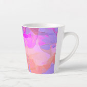 Abstracte pastellaagjes klein latte mok (Rechts)