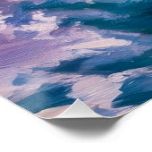 Abstracte pastellucht in impressionistische stijl perfect poster (Hoek)