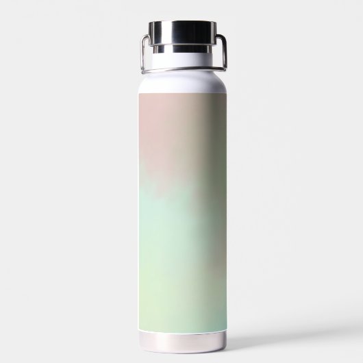 Abstracte pastelolie Schilderfles Waterfles (Achterkant)