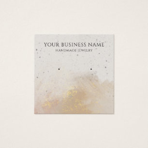 Abstracte Pastelpenseel die de Kaarten van de Vert Vierkante Visitekaartjes