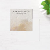 Abstracte Pastelpenseel die de Kaarten van de Vert Vierkante Visitekaartjes (Bureau)