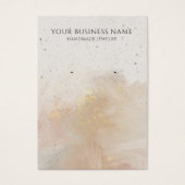 Abstracte Pastelpenseel die de Kaarten van de Vert Visitekaartje (Voorkant)