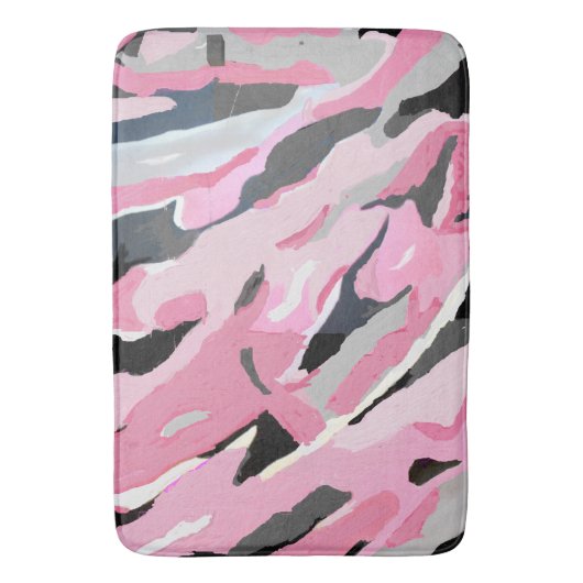 Abstracte pastels badmat (Voorkant Verticaal)