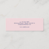 Abstracte Pastels Bedankt Aankoop Invoegen Klantenkaartje (Achterkant)