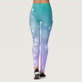 Abstracte pastels en harten leggings (Achterkant)