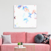 Abstracte Pastels Waterverf Art Canvas Afdruk (Insitu (Woonkamer))
