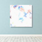 Abstracte Pastels Waterverf Art Canvas Afdruk (Insitu (Houten vloer))