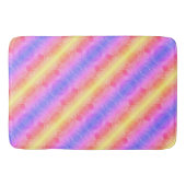 abstracte pastelstrepen badmat (Voorkant)