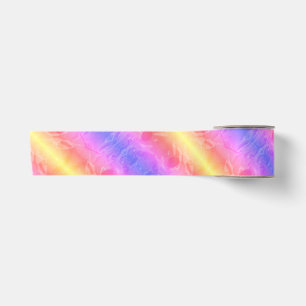 abstracte pastelstrepen satijnen lint