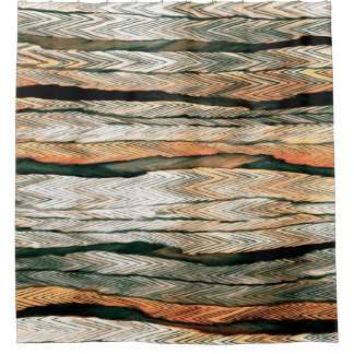 Abstracte pasteltinten kleurneutraal geverfd mela douchegordijn