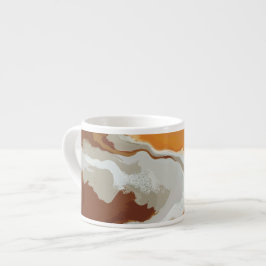 Abstracte pasteuze Mok van de Koffie van de Uitgav