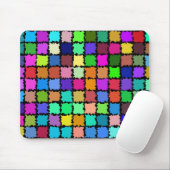 Abstracte patches muismat (Met muis)