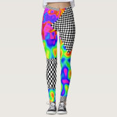Abstracte patches voor controleurs leggings (Voorkant)