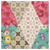 Abstracte patchwork quilt retro  ab stof (Swatch)