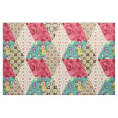 Abstracte patchwork quilt retro  ab stof (Fat Quarter)