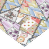 Abstracte patchwork-quilt retro op tablecloth tafelkleed (Gekanteld)