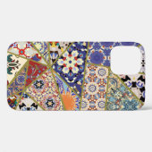 Abstracte patchwork van de spaanse tegel , Case-Mate iPhone case (Achterkant (horizontaal))