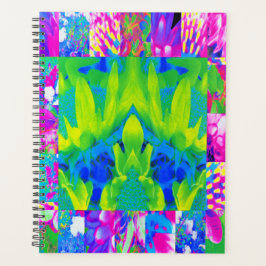 Abstracte Patchwork Zonnebloem Tuin Collage Planner