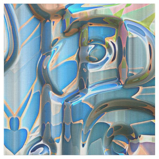 Abstracte Patronen 13A Custom Fabric Stof (Close Up)