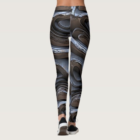 Abstracte patronen 1 Leggings (Achterkant)
