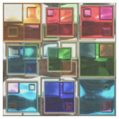 Abstracte patronen 4 Aangepaste verbinding Stof (Swatch)