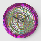 Abstracte Patronen 53A-B-opties wandklokken (Voorkant)