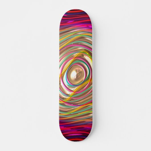 Abstracte Patronen 53A-B Skateboard van Opties (Voorkant)