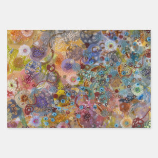 Abstracte patronen inpakpapier vel