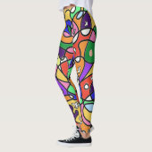  Abstracte patronen  Leggings (Links)