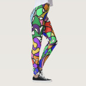  Abstracte patronen  Leggings (Rechts)