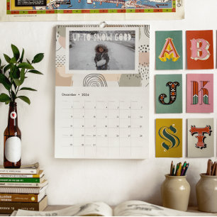 Abstracte patronen & overlays   Persoonlijke foto Kalender